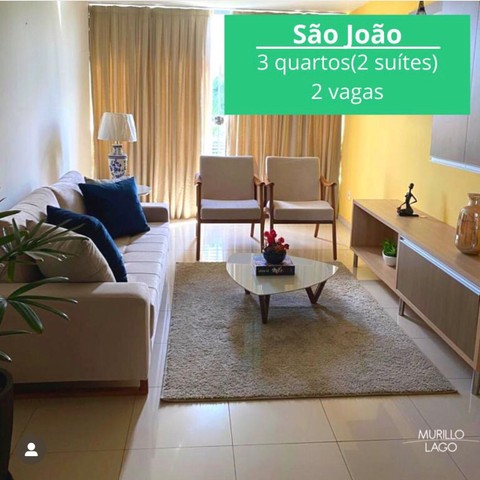 Apartamento para venda tem 91 metros quadrados com 3 quartos em São João - Teresina - PI