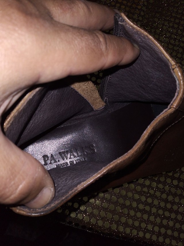 Bota em couro legítimo masculino nova importada  - Foto 5