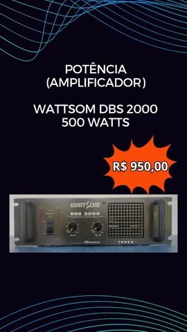 Potência DBS 2000 - 500 WATTS