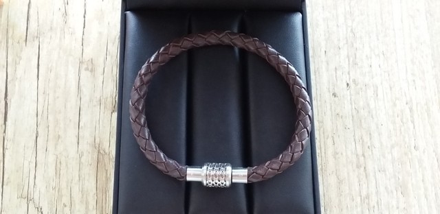Pulseira Vivara - Couro Marrom - 22cm
