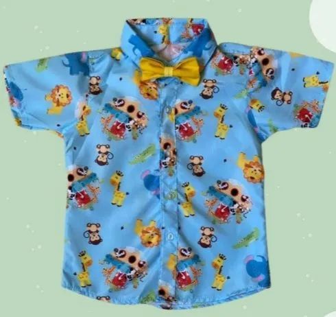 Vendo camisa temática de 1 a 6 anos com gravata - Foto 5