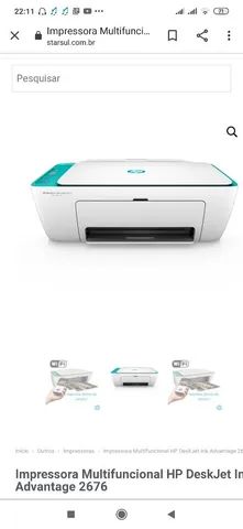 Impressora HP via wi-fi 
