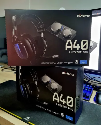 Fone Gamer Astro A40 + Mixamp Pro Pc/ps4/ps5 Dolby Digital