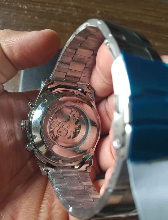 Relógio Automático forsining  Esqueleto transparente  - Foto 3
