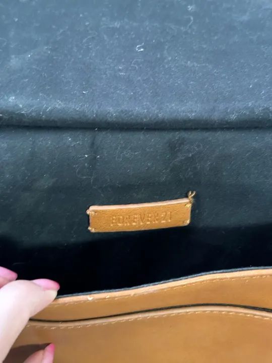 Bolsa de ombro Forever 21 marrom - Foto 3