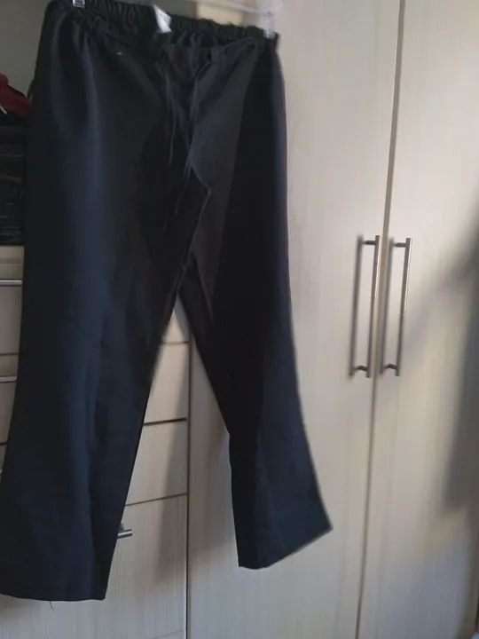 Calça para uniforme. Preta ou marinho  - Foto 4