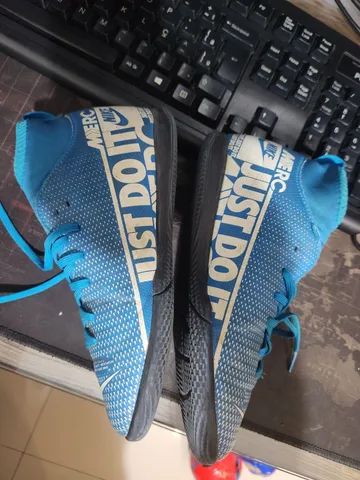 Chuteira Nike Mercurial Superfly 7 Azul futsal TAMANHO 33 - Foto 3