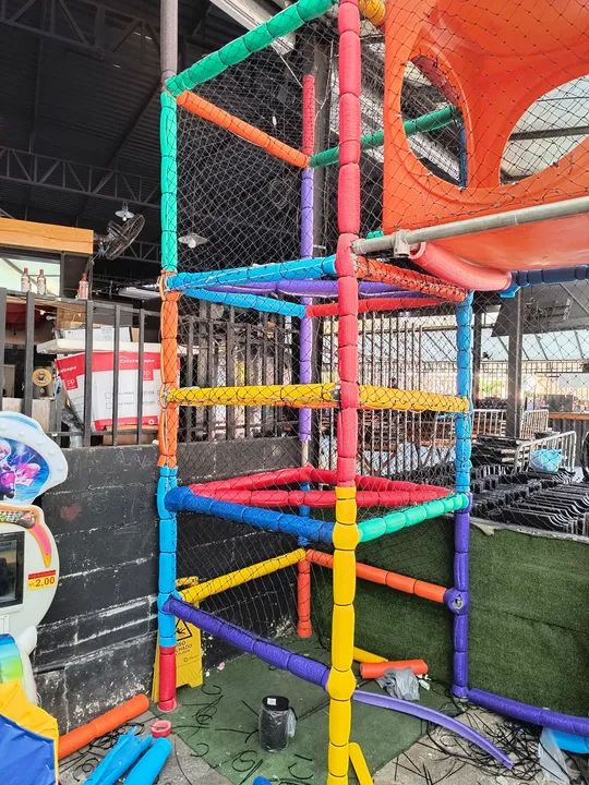 Kid play brinquedão reformas estofados/ rede/isotubos b - Foto 5