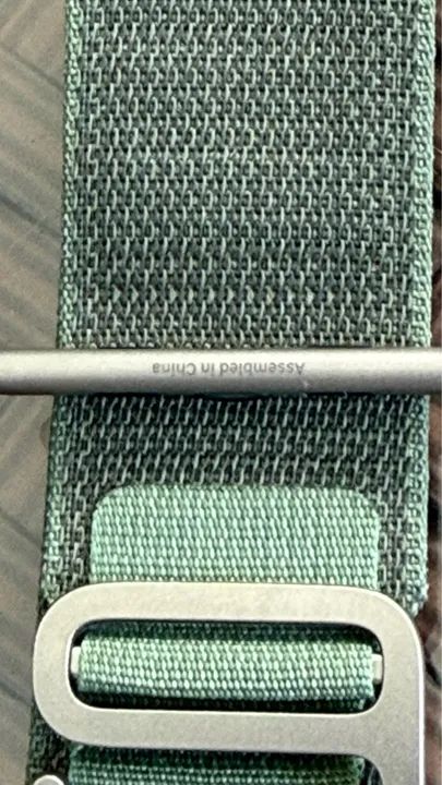 Pulseira Apple Loop Alpina Verde L Ultra - Foto 4