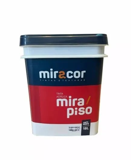 TINTA MIRAPISO 18L BD CINZA MEDIO MIRACOR