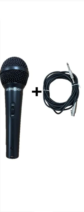 Microfone Behringer + Cabo
