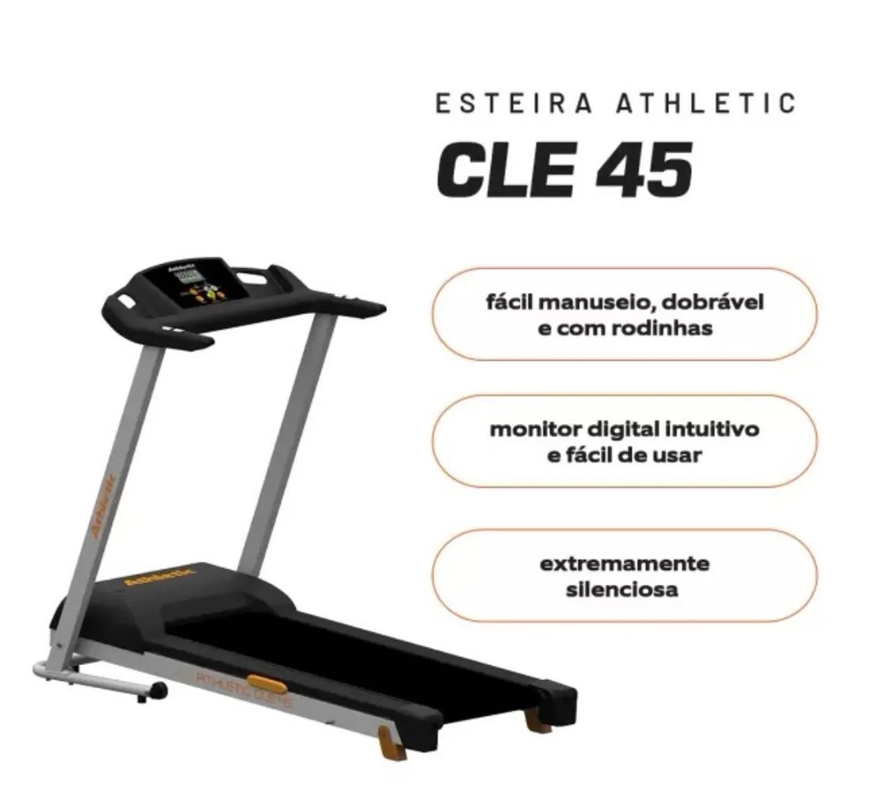 Esteira Athletic cle 45 promoção 