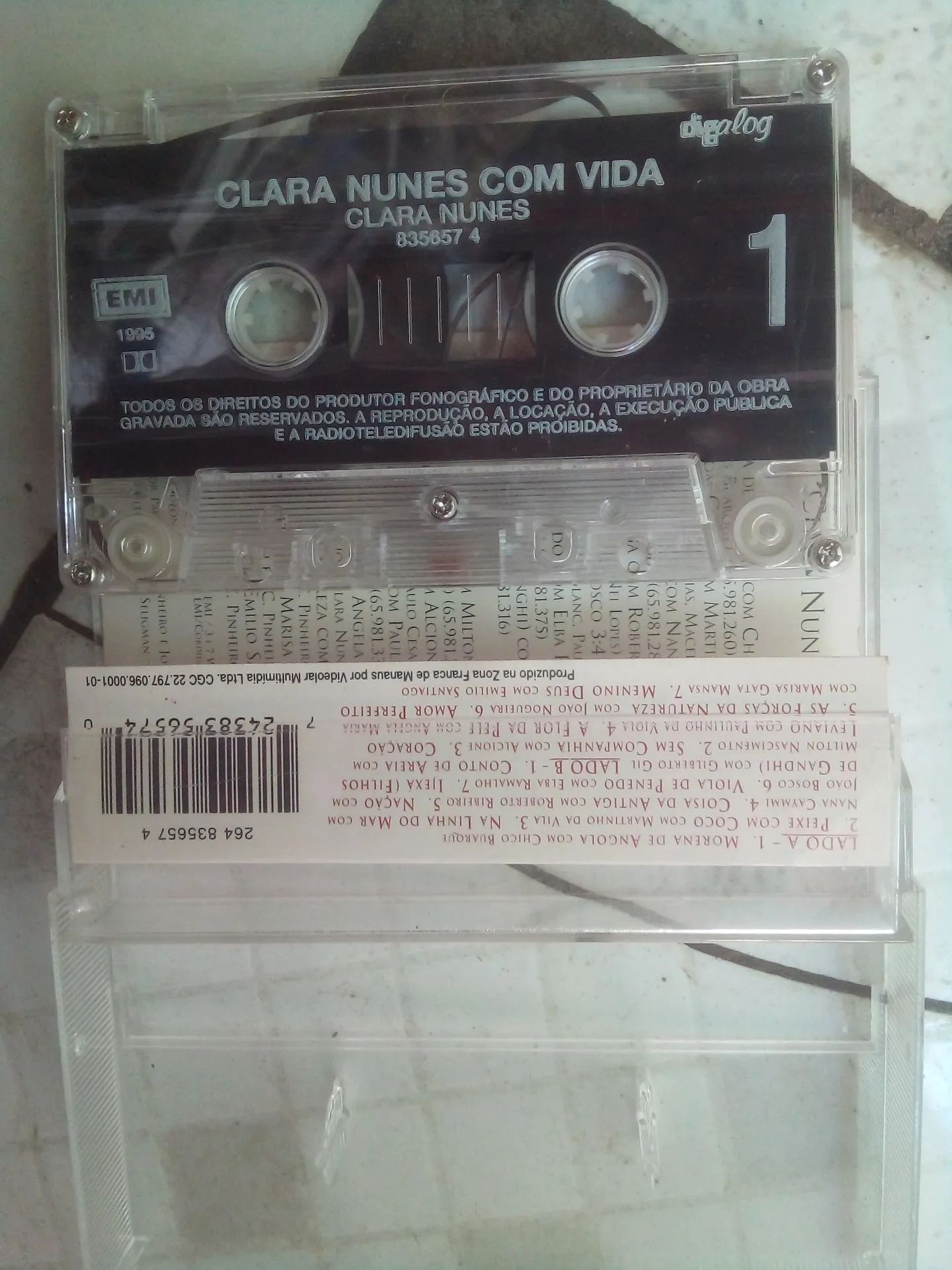 Fita K7 clara Nunes com vida 64750970265474121