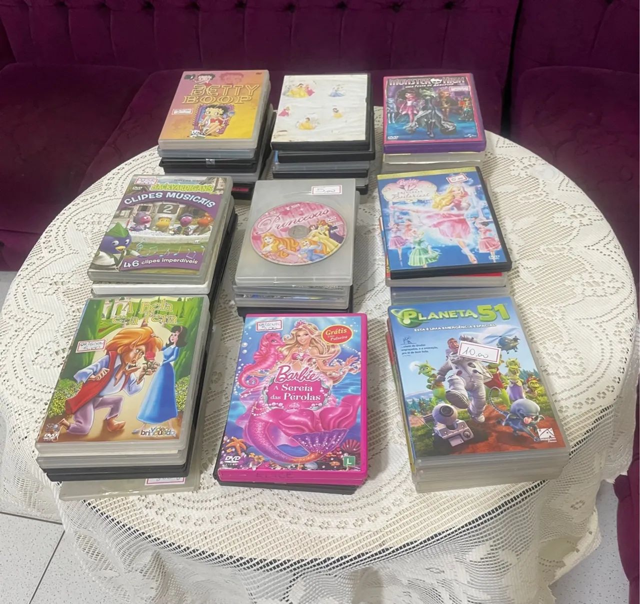 DVDs infantis - Diversos títulos para a criançada!