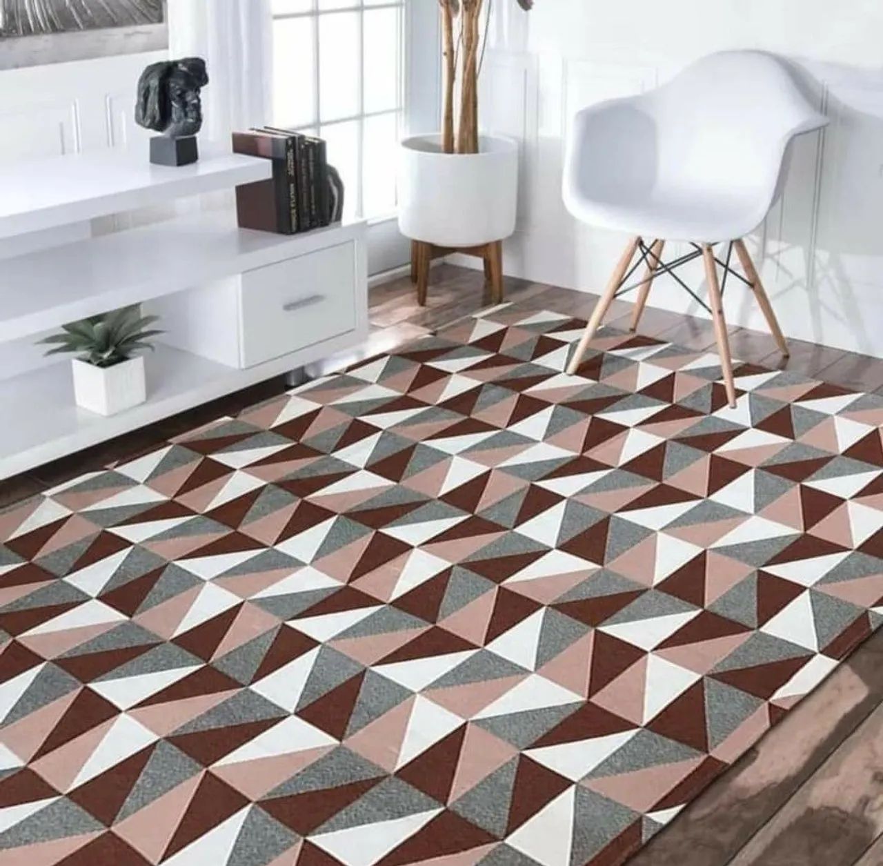 Tapete grande geométrico 