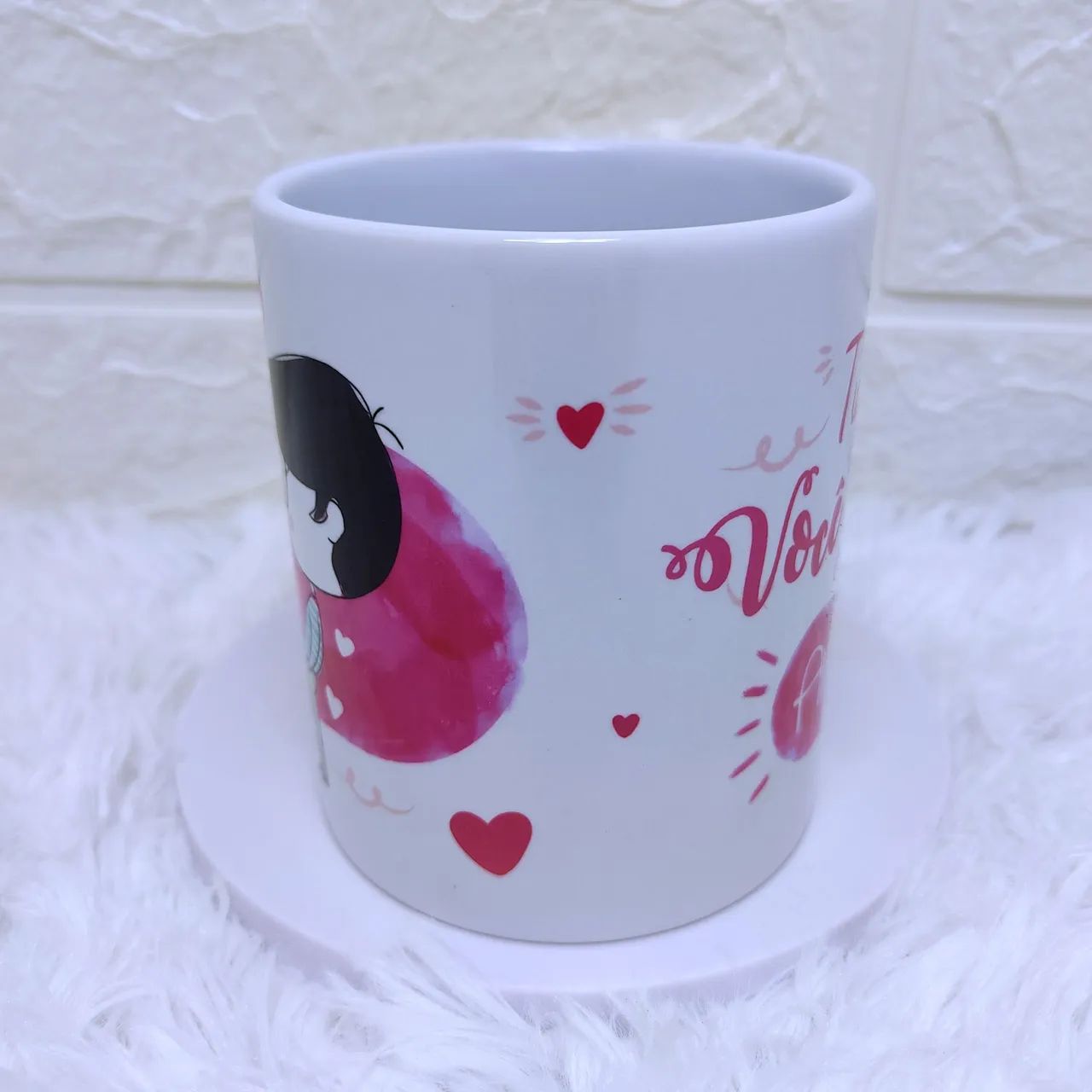 Caneca Personalizada Tema Casal, tudo que você precisa é amor  - Foto 2