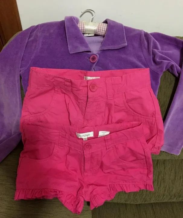 2 Shorts + 1 Bolero Tam. 12 (Marca Carinhoso)