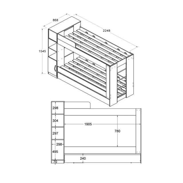 Beliche 3 camas Camas e Colchões Pindorama, Belo Horizonte