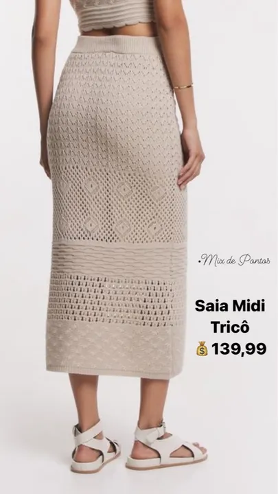Saia tricô
