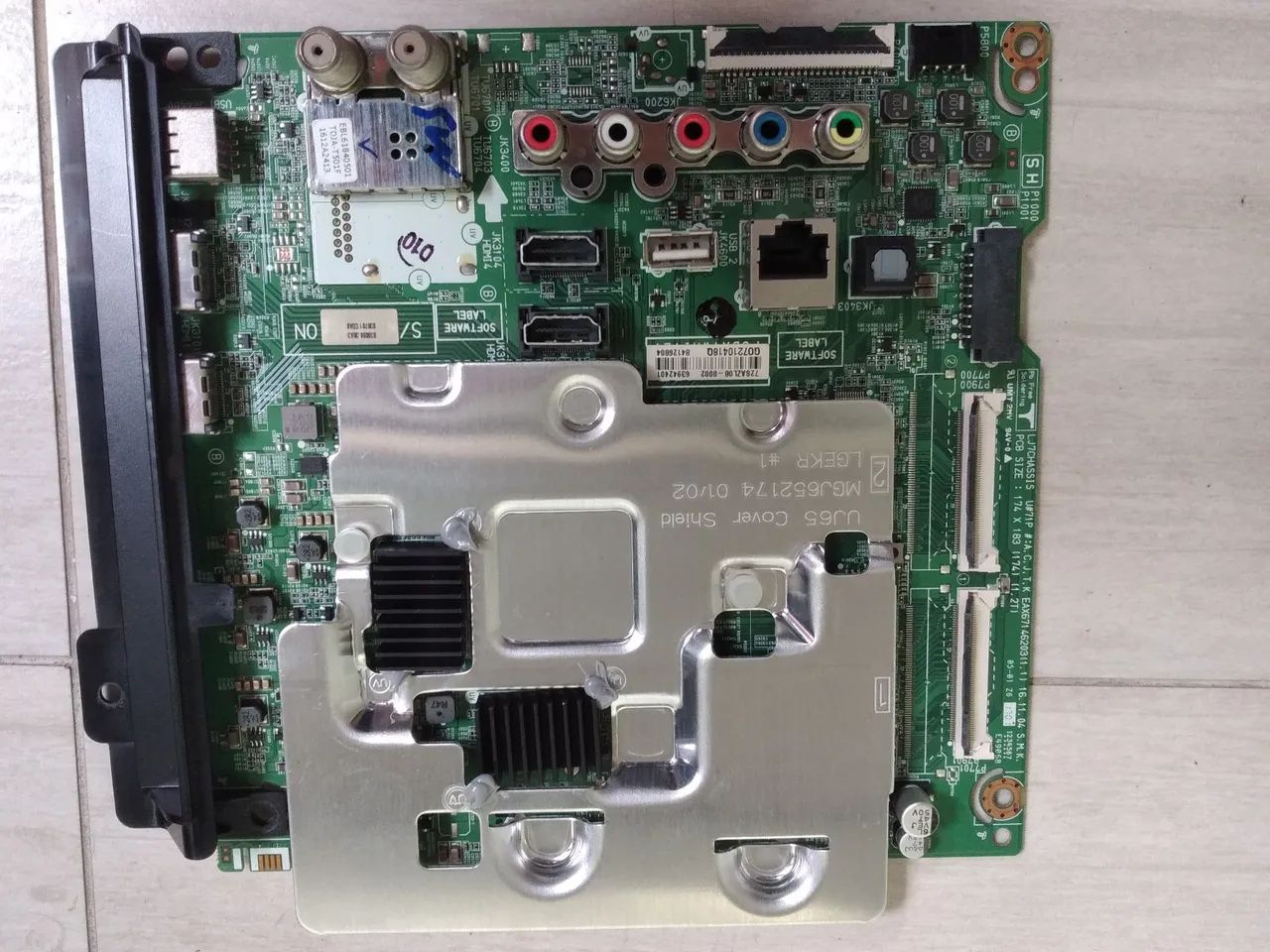 torrando: placa mãe tv LG modelo 55uj6545 nova por 230 reais - Foto 3