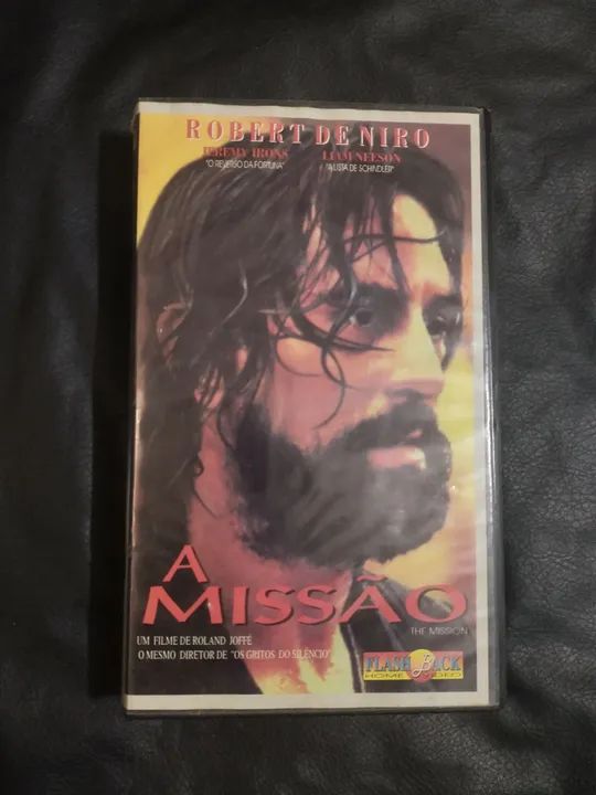 Filme a missão Robert de Niro raro antigo em VHS 