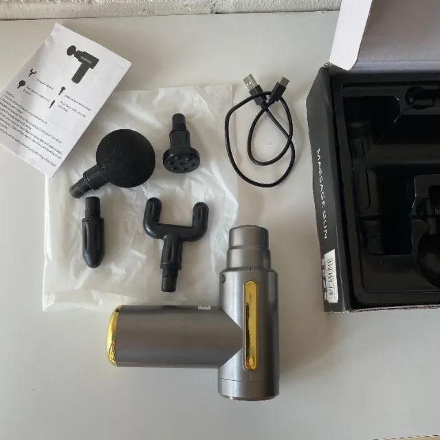 C126 - Martelo massageador fisioterapia liberação fascial beleza corporal ação suave