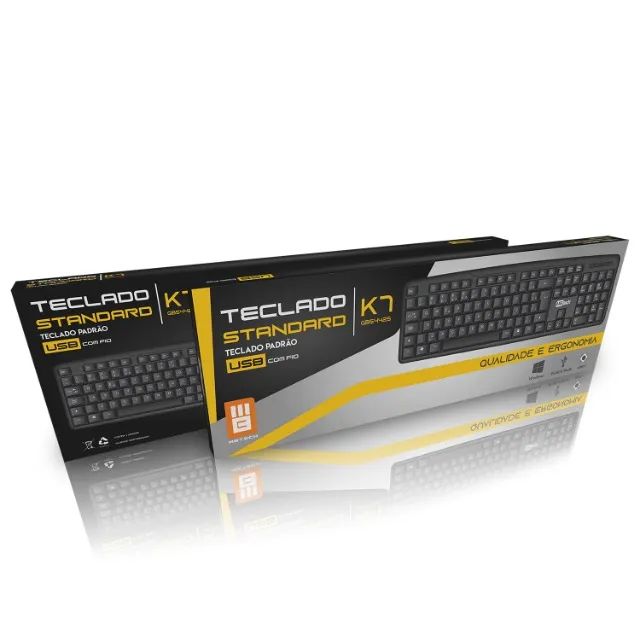 Teclado Padrao Standard Usb Com Fio K7 Gb54425