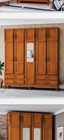 GUARDA ROUPA NOVO DE MADEIRA EM OFERTA  - Foto 2