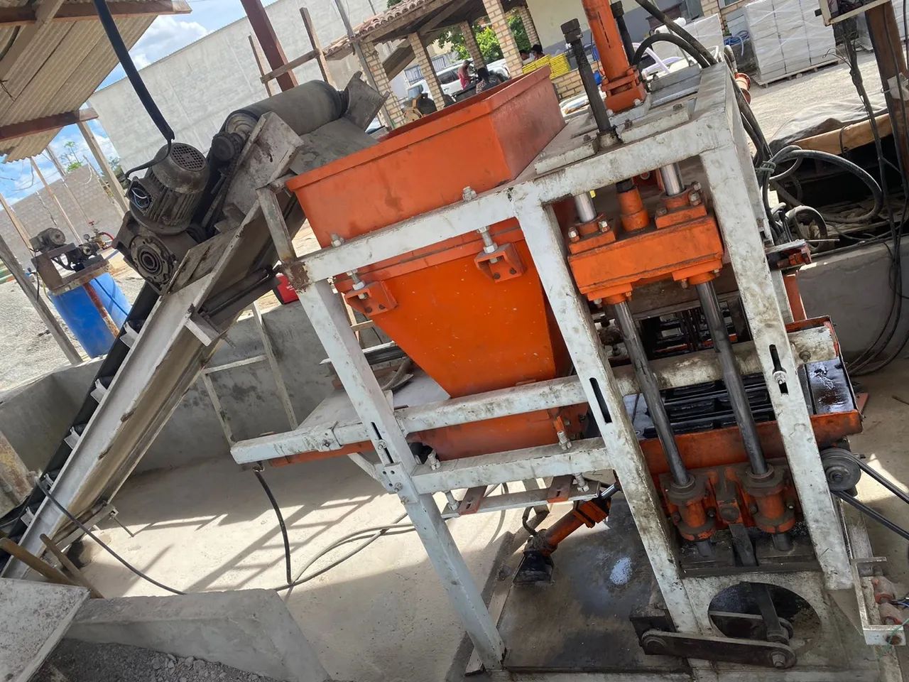 Fábrica de bloco de concreto 