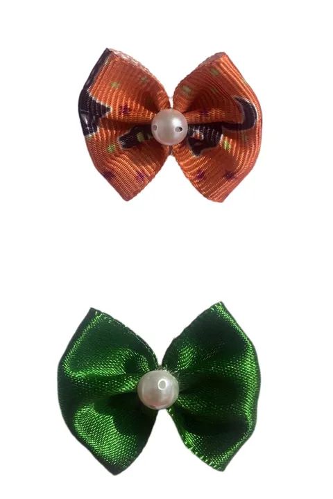 Kit c/ 50 laços pet Glamour de cetim M c/ elástico ortodôntico resistente. - Foto 4