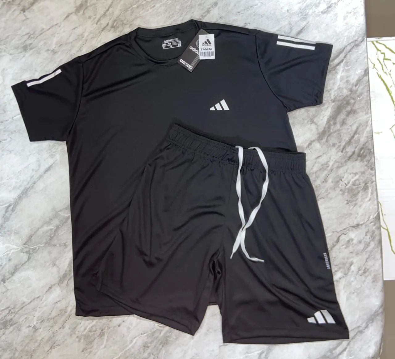 Conjunto Adidas Masculino Cinza - Foto 2