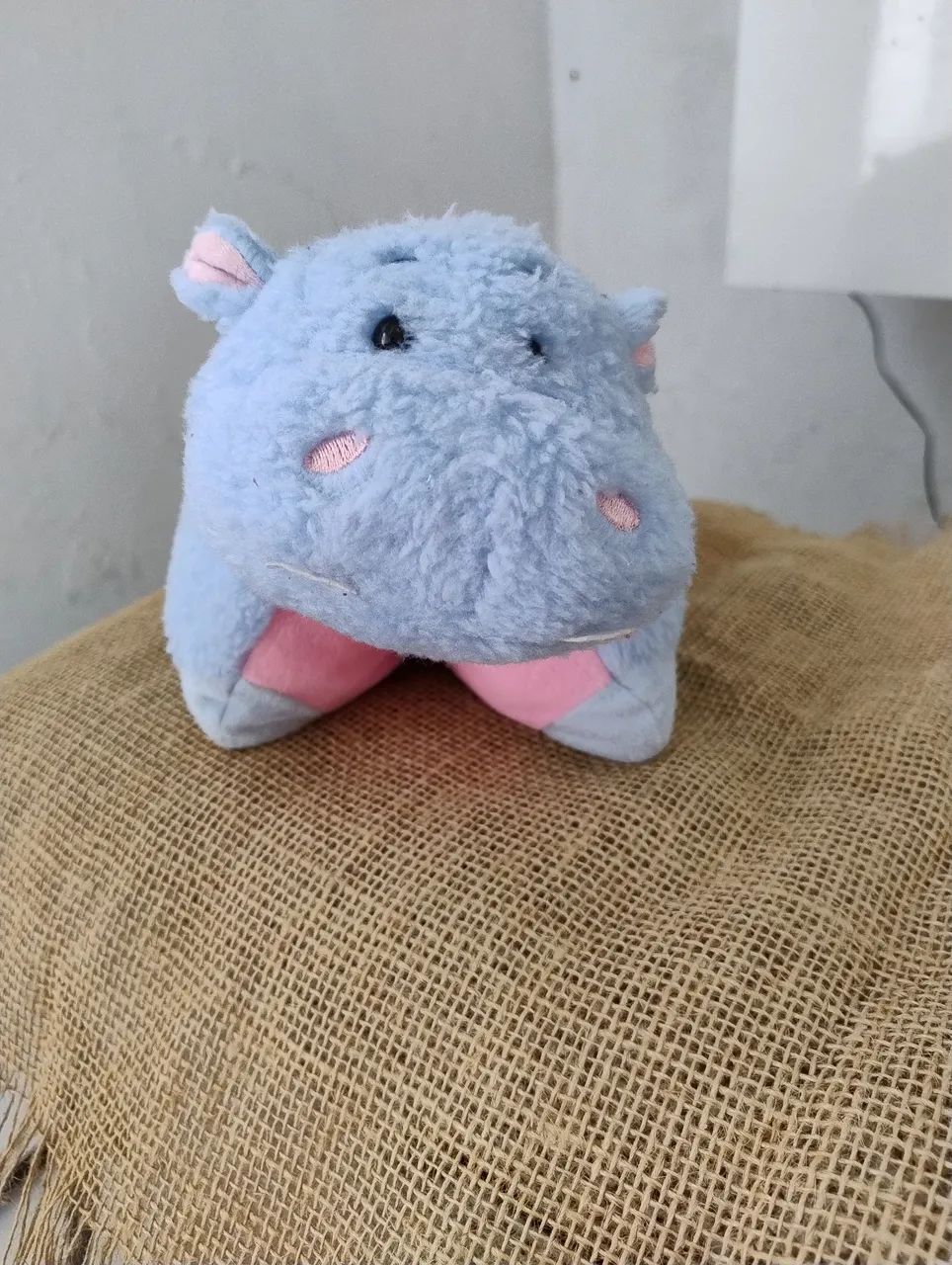 Boneco de Pelúcia Hipopótamo Azul Bauducco  - Foto 5