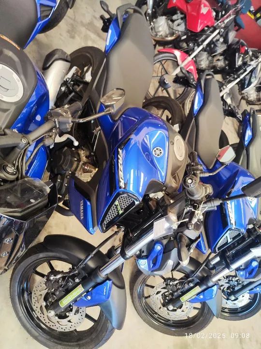 YAMAHA FZ 15 AZUL 2024 - 0 KM- IMPECÁVEL! VITÓRIA MOTORS  - Foto 3