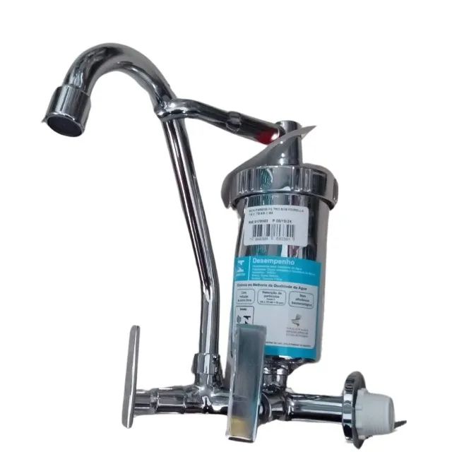 Torneira Cozinha Filtro Purificador Bica Movel Metal- novo - Foto 2