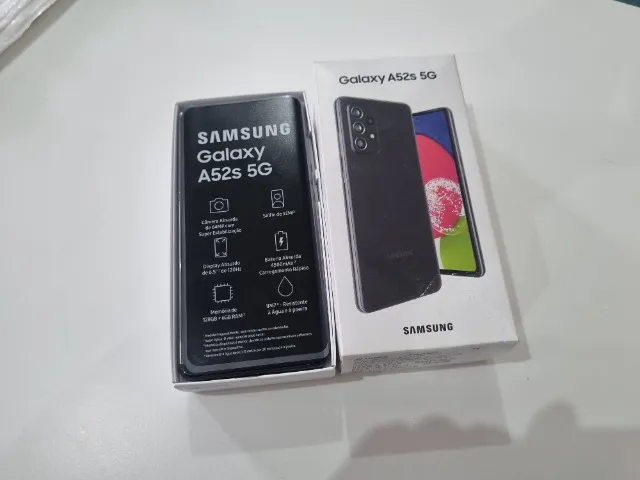 Samsung Galaxy A52S 128GB (Usado) com acessórios