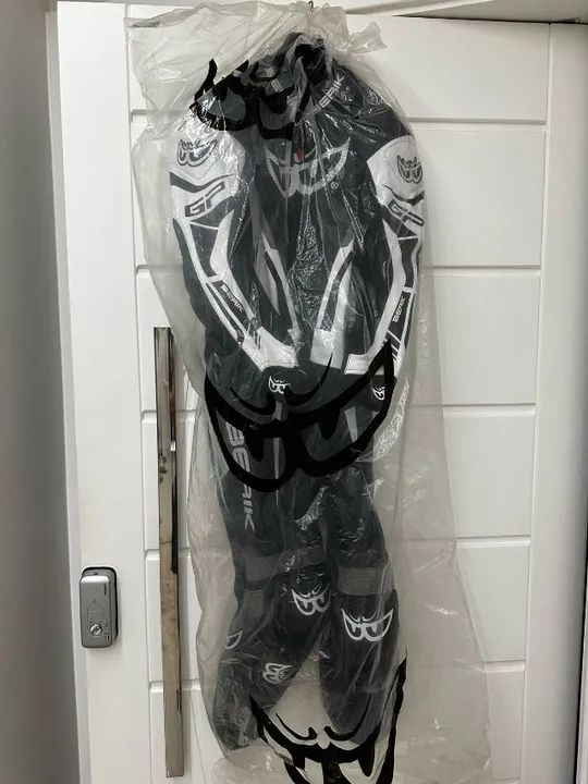 MACACÃO MOTO BERIK MONZA, 2pçs, Tam 50, Novo, Sem Uso - Foto 8