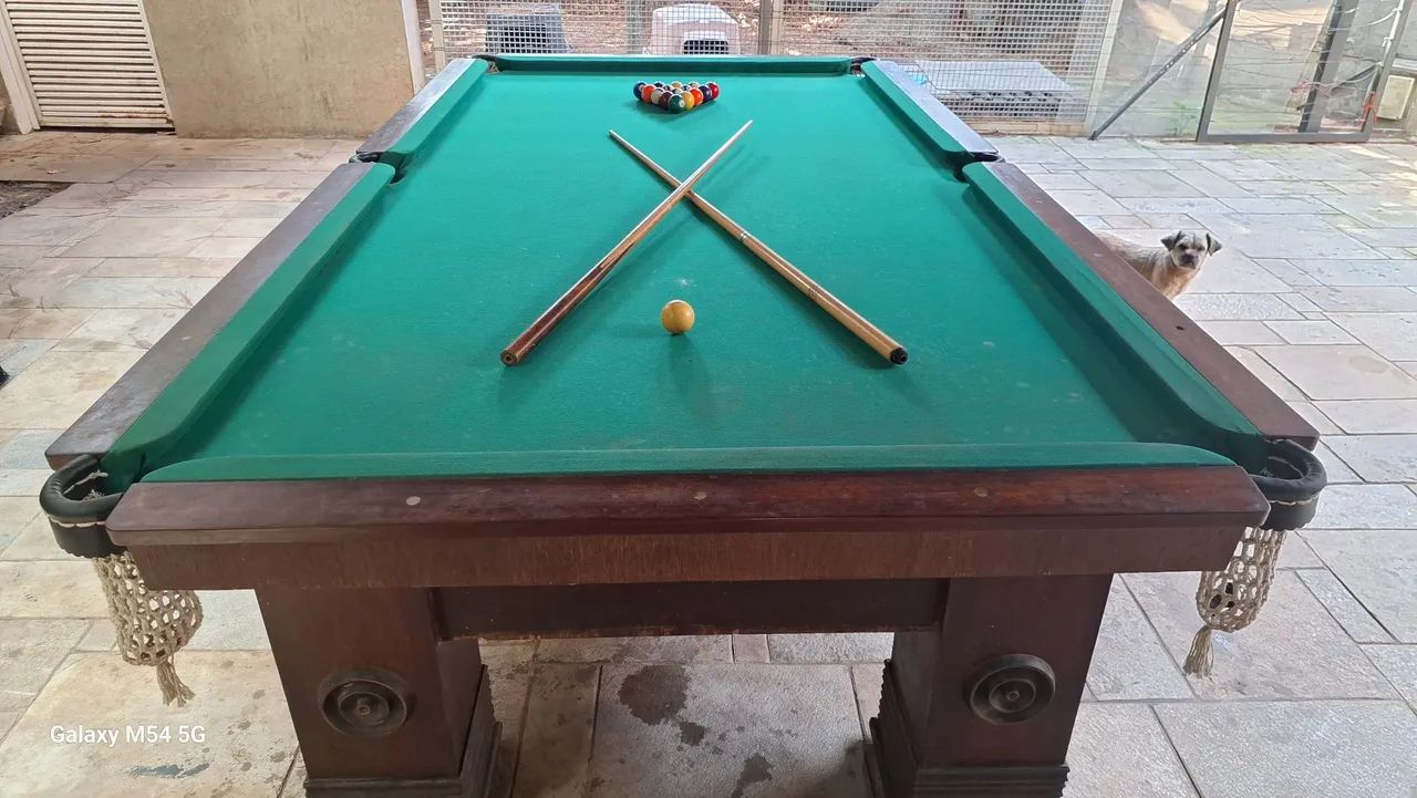 Mesa de bilhar grande usada - Foto 5
