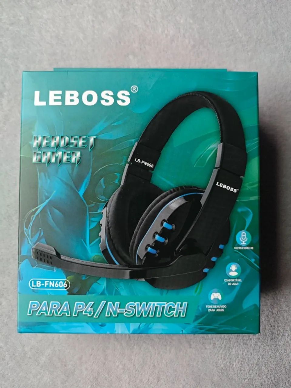 Headset Gamer com Microfone P3 LEBOSS (ps4, xbox, celular) - Foto 2