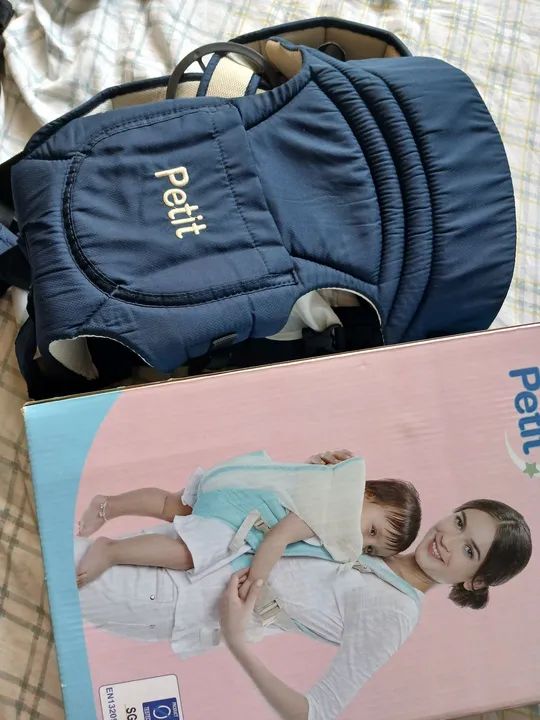 Canguru bebê passeio ergonômico carregador Azul passeio 