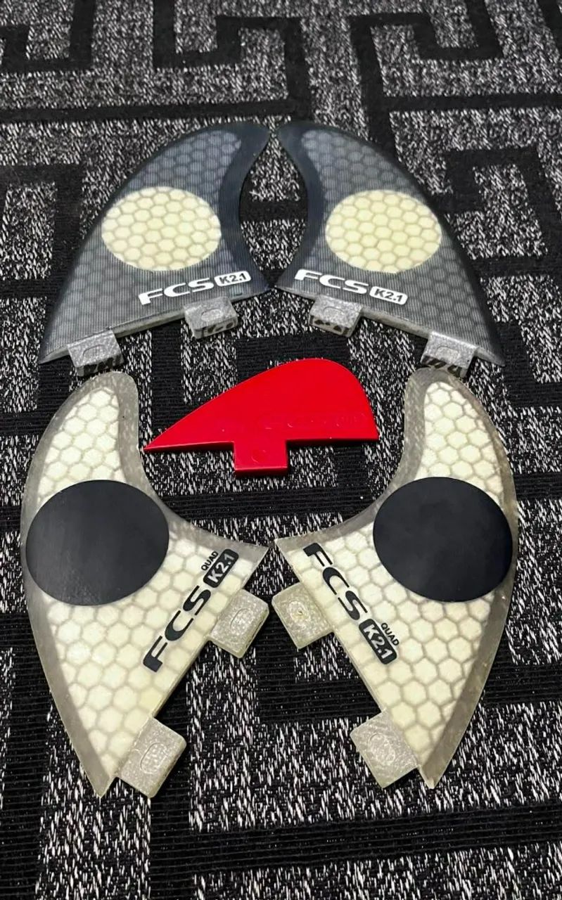 Quilhas Fcs Kelly Slater K2.1 + Central Knubster Performance Core 