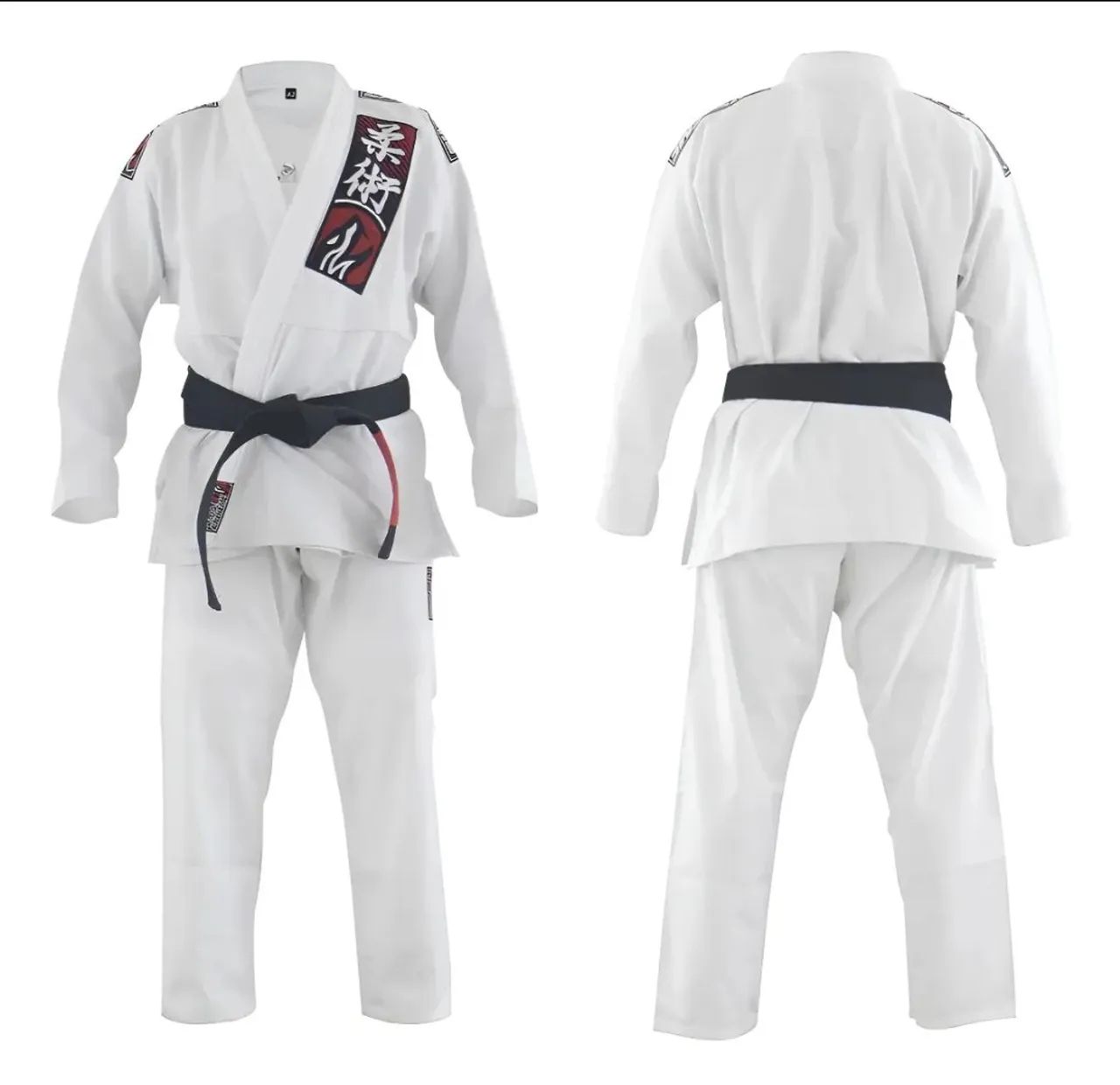 Kimono Jiu Jitsu Naja Choke BJJ Adulto Reforçado Trançado- BRANCO - TAM : A2