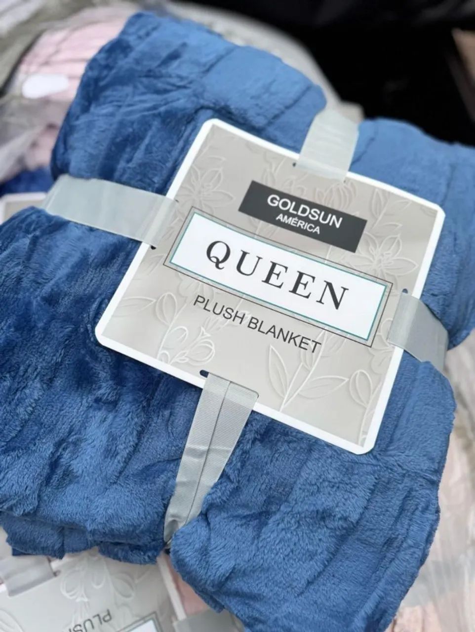 Mantas Queen pelúcia diversas cores 