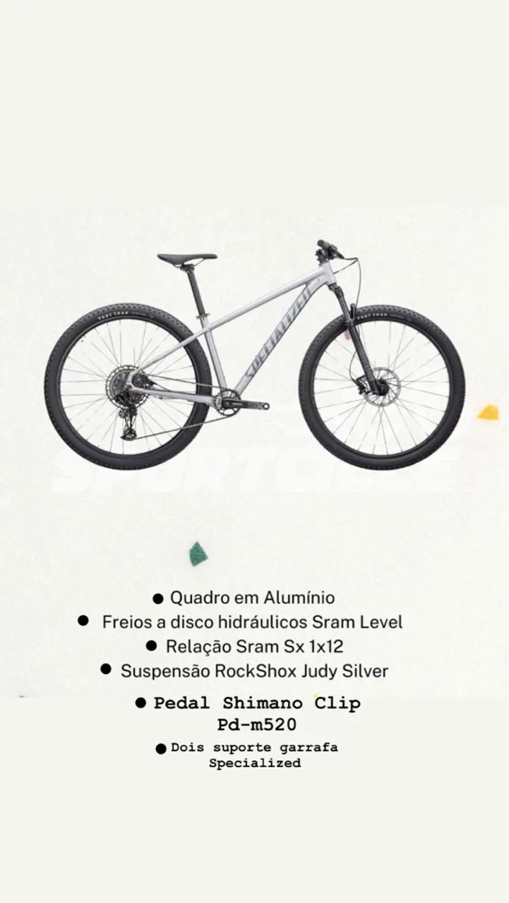 BICICLETA SPECIALIZED ROCKHOPPER EXPERT 29 (TAMANHO S) - Foto 2