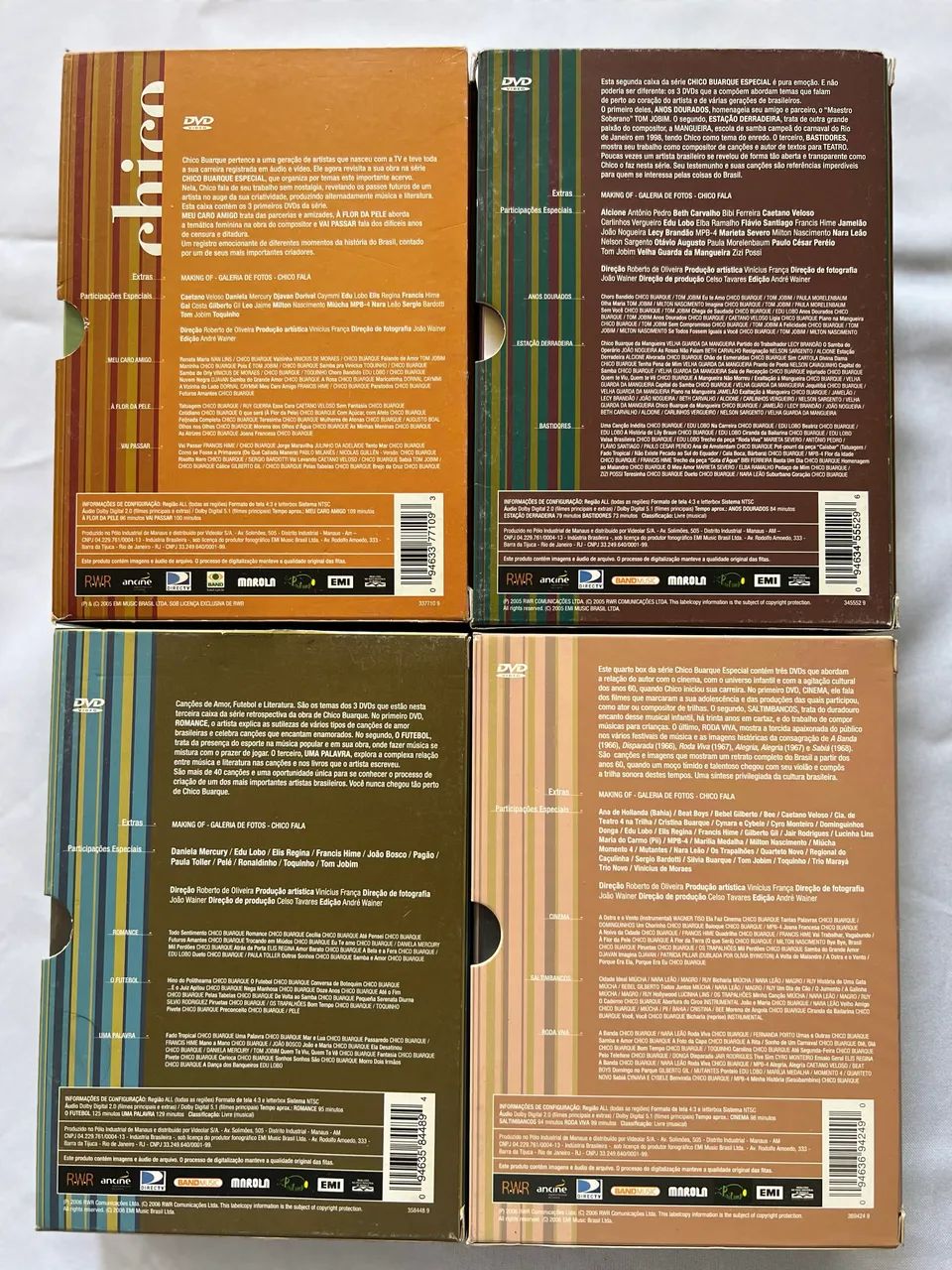 DVD Chico Buarque 4 Boxes - Foto 2