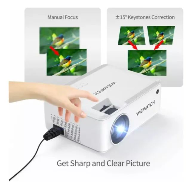 Projetor Wewatch V10 8500 Lumens Led 1080p - Foto 2