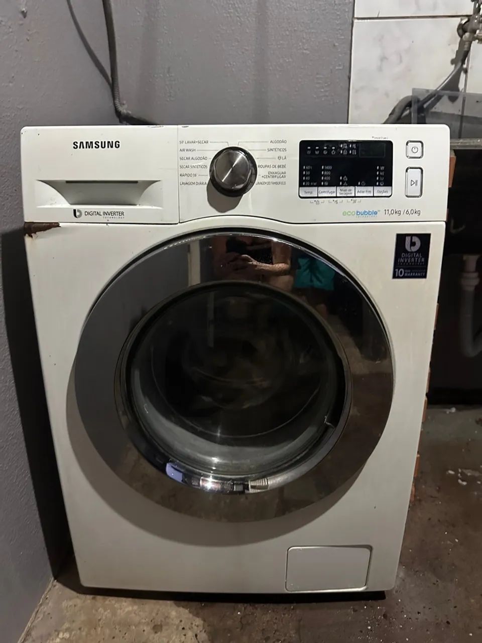 Máquina de Lavar e Secar Samsung 11kg Eco Bubble - Foto 3