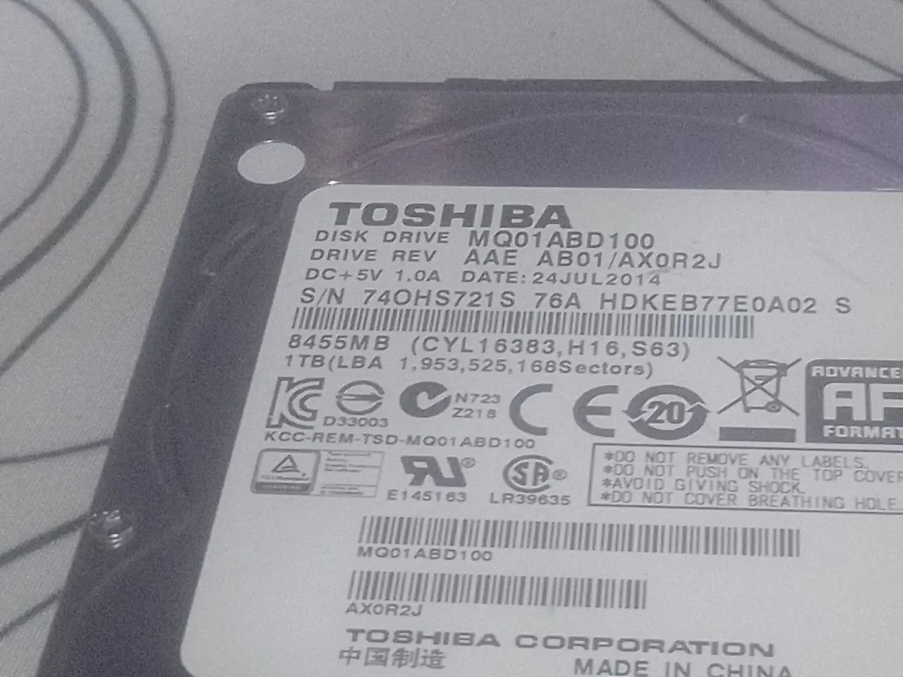 Par de HD para notebook 1tb e 500gb - Foto 5