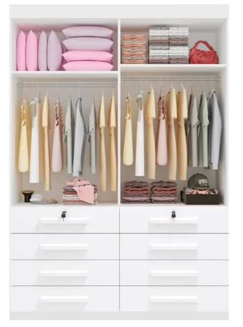 guarda roupa monaco plus opçoes de cores - Foto 2