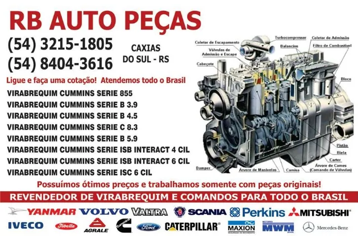 virabrequim cummins fone 54 32151805