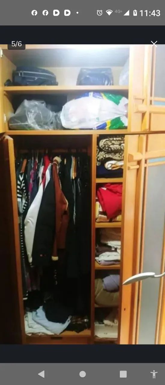 Guarda-Roupas de madeira maciça - Foto 5